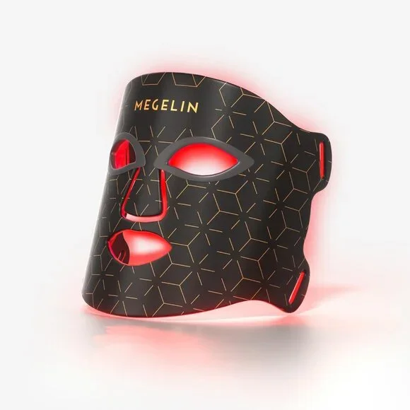 Megelin LED Light Therapy Face Mask For Face and Neck  Black Retail $259 - Picture 8 of 13